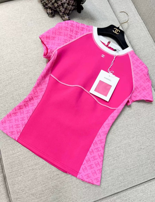 Chanel 24C pink top