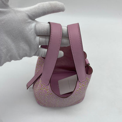 HERMÈS LUCKY DAISY MICRO PICOTIN 14, SWIFT, MAUVE SYLVESTRE