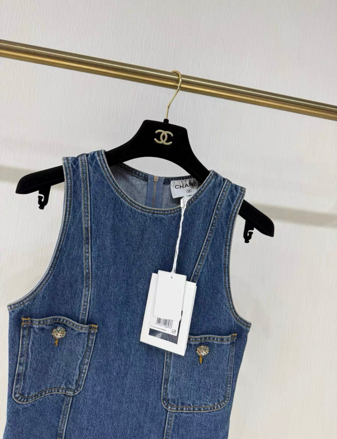 Chanel 22k denim dress size 36