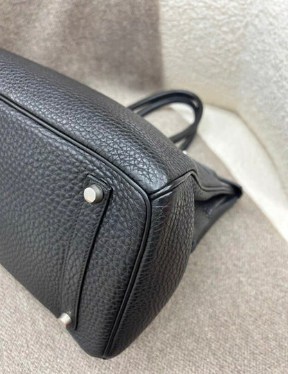 Hermès Birkin 35 Black Togo Leather Palladium Hardware