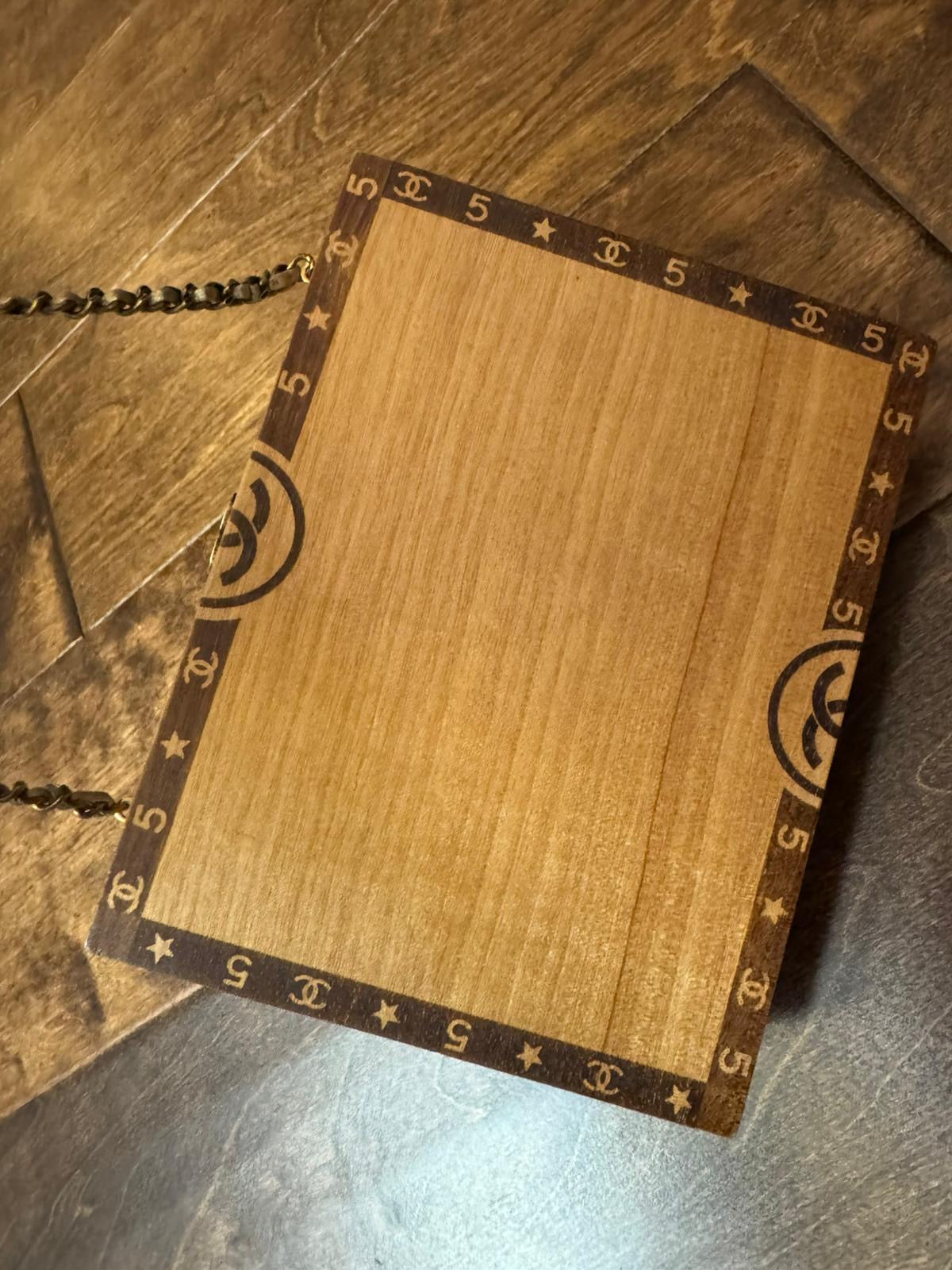 CHANEL Wood Havana By Night Cigar Box Minaudiere Brown – Wararni.com