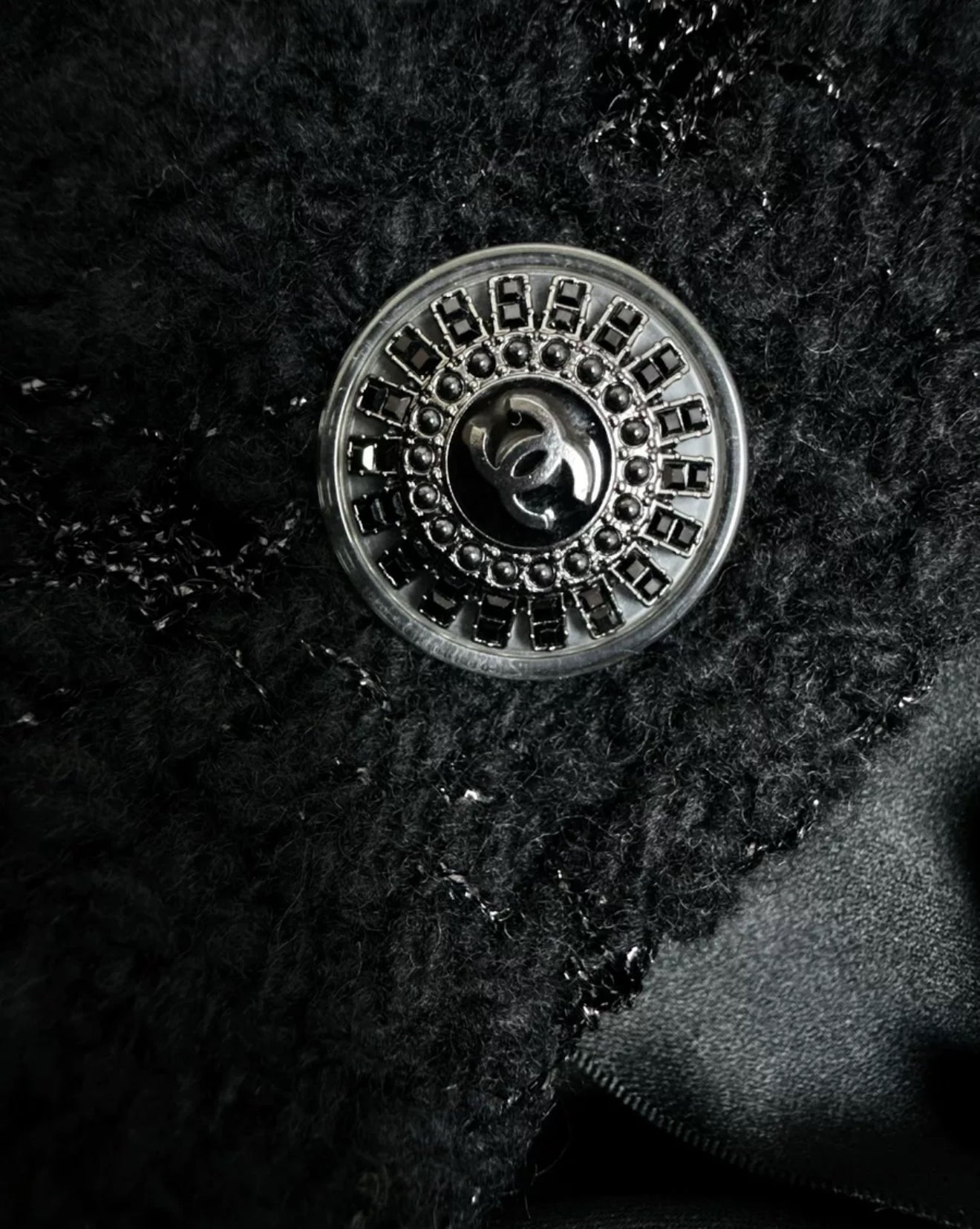 Chanel 19k Black Cape