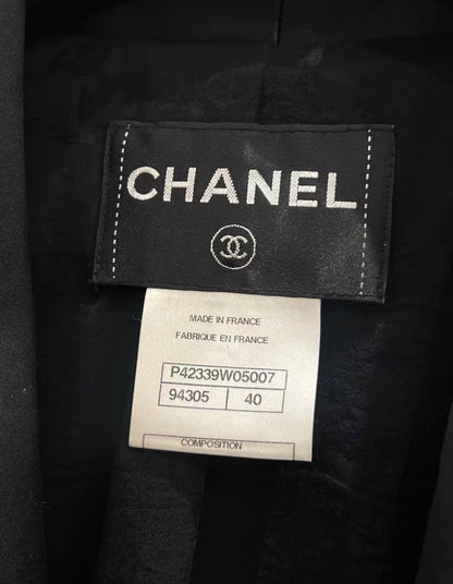 Chanel 11K Black Lace jacket