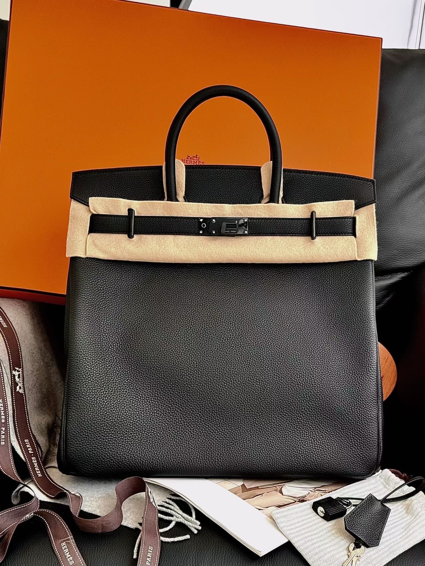 Hermès Hac 40 so black