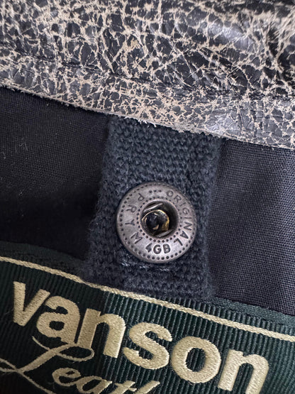 Aimé Leon Dore/ Vanson distressed Leather Moto Jacket - size M