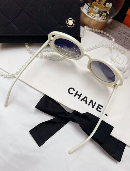 Chanel 23K ecru sunglasses