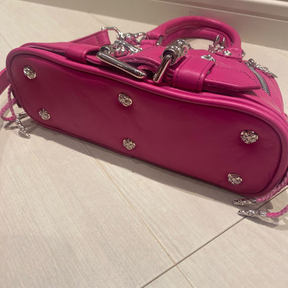 chrome Hearts JJ-Dean pink leather Bag