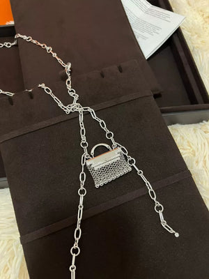 Hermes Kelly Long Necklack White Gold / Diamond