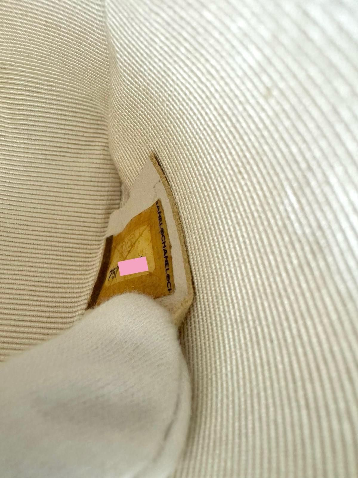 Chanel 2002 Surf Line Choco Bar Flap Bag