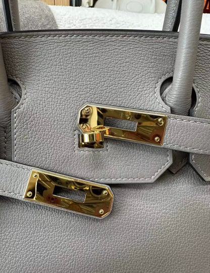 Hermès Birkin 30 Gris Togo Leather Palladium Hardware