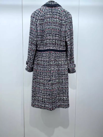 CHANEL 23C black & multicolour tweed jacket