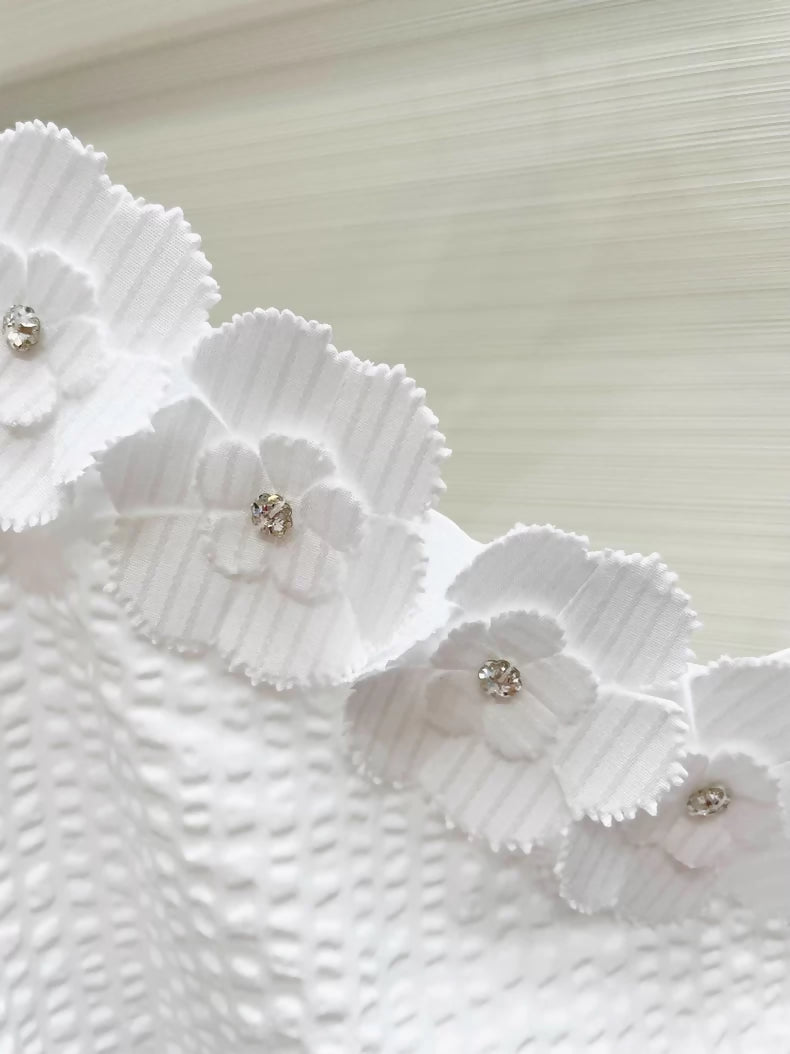 Chanel 26C floral White top