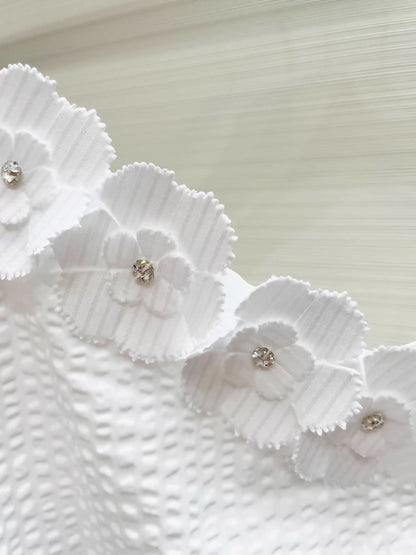 Chanel 26C floral White top