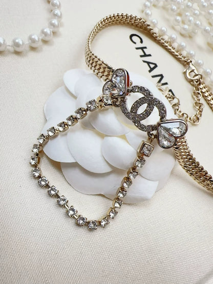 Chanel 23S Gold Double C Choker Necklace