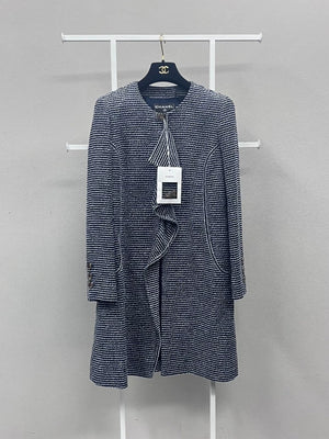 Chanel 20c gray tweed jacket