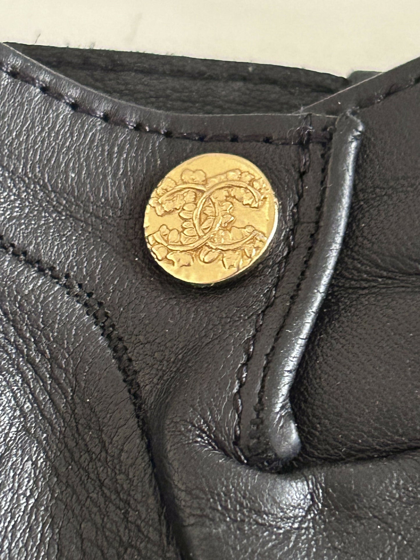 Chanel fingerless gloves