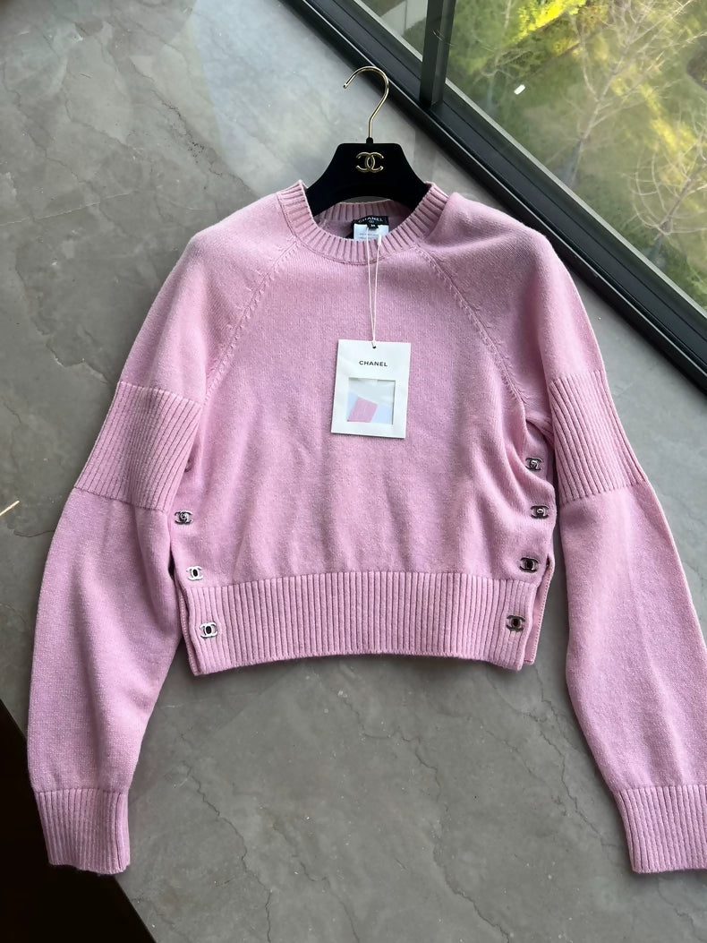Chanel 24B pink top
