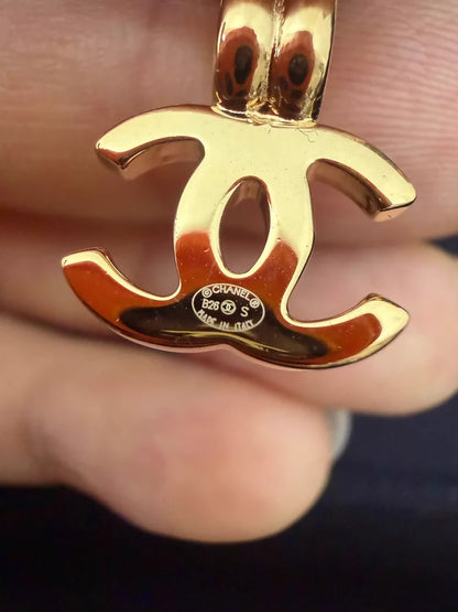 Chanel 26S Gold and Silver Chain Double C Logo Necklace