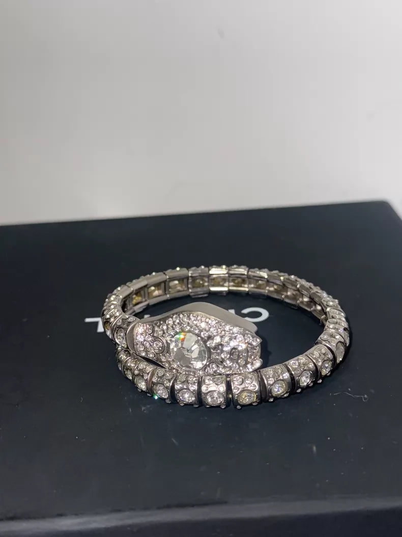 Chanel's full-diamond serpent bracelet