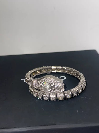 Chanel's full-diamond serpent bracelet