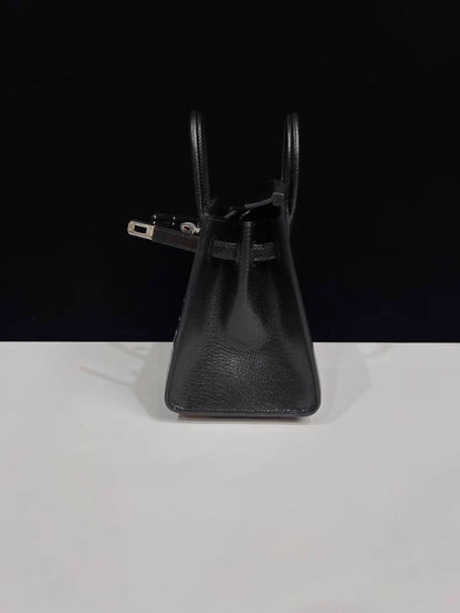 Hermès 20cm Birkin Sellier Disco Chèvre Leather Palladium Hardware