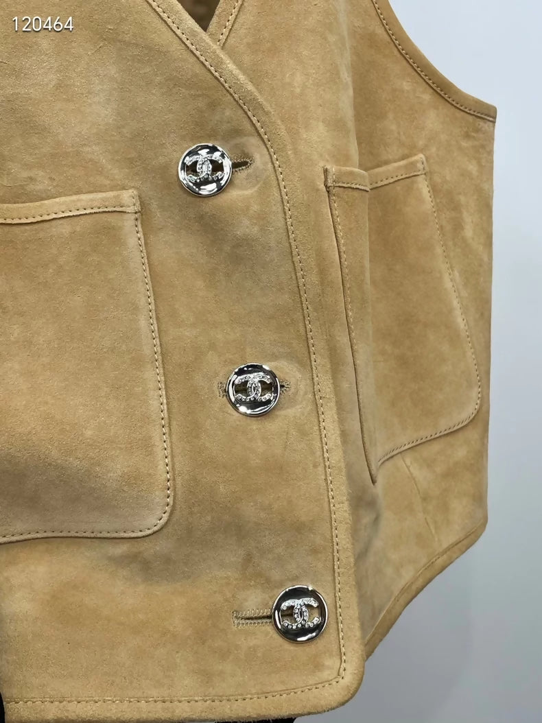 Chanel 24P suede vest