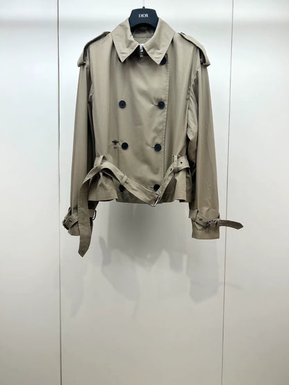 Dior 26 Khaki Short Fitted Jacket