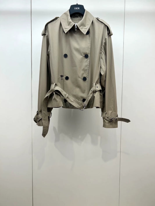 Dior 26 Khaki Short Fitted Jacket
