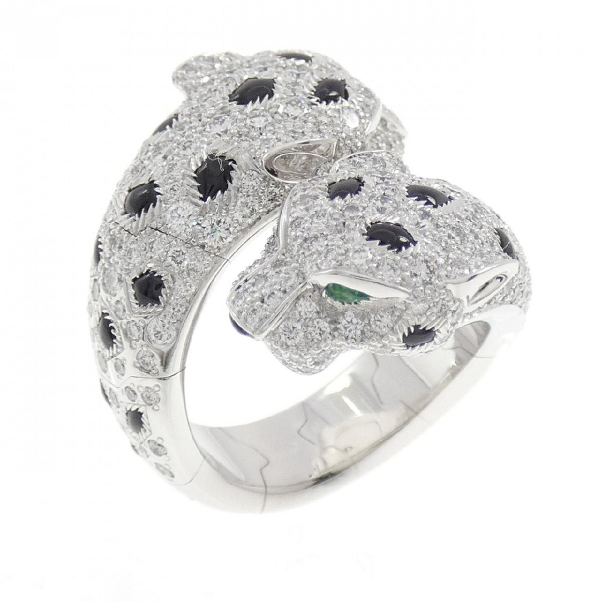 Panthère de Cartier ring, articulated, paved
