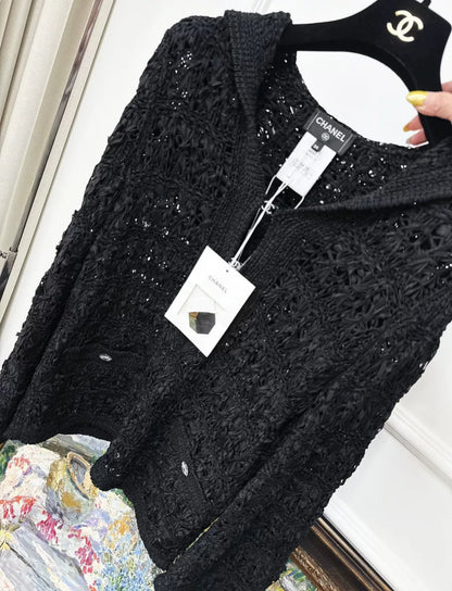 Chanel 24S Black Sweater