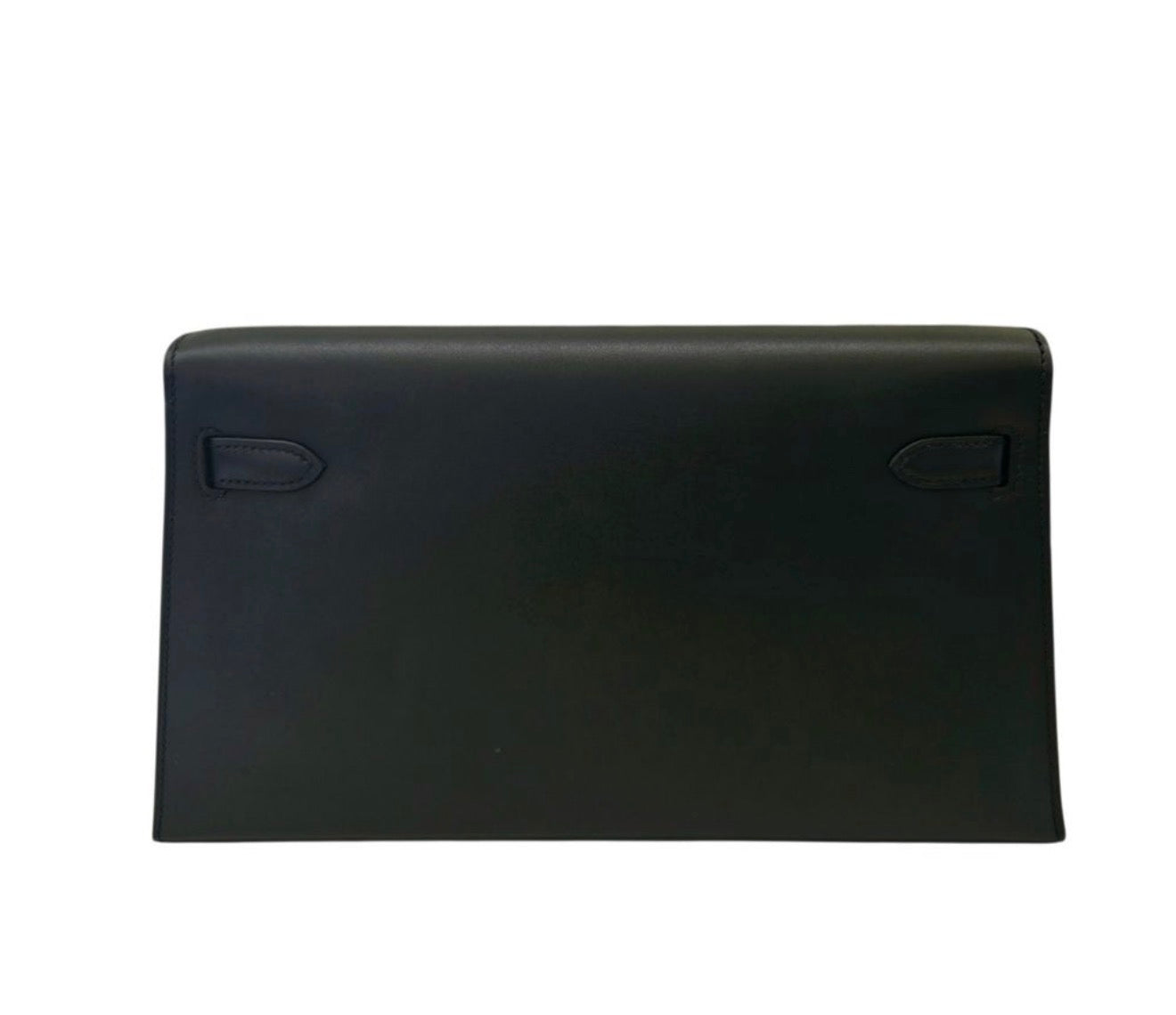 Hermès Kelly Elan "Cheval De Bois" Black and Multi Tadelakt Palladium Hardware