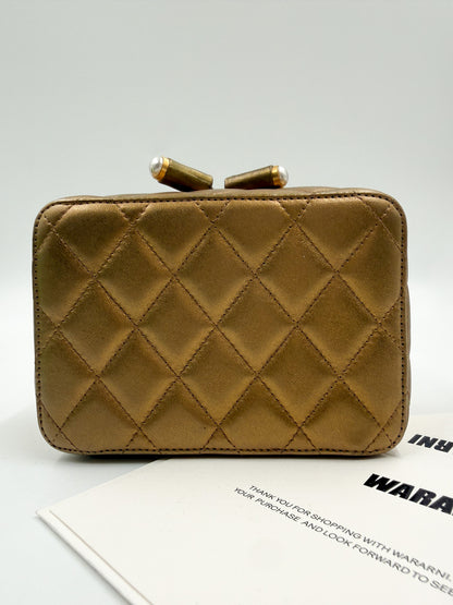 Chanel 2009 Paris Moscow Lion Head Minaudière Clutch (rare)