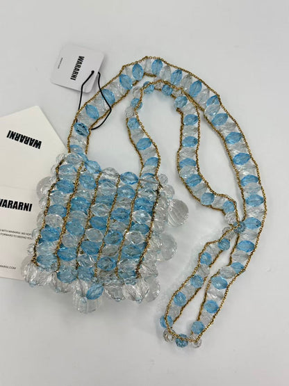 Chanel 1997 Runway Vintage Rare Blue Clutch Minaudière Bag