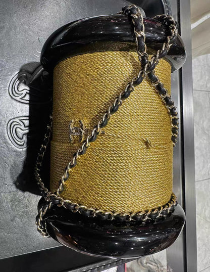 CHANEL Bobbin Gold Minaudière