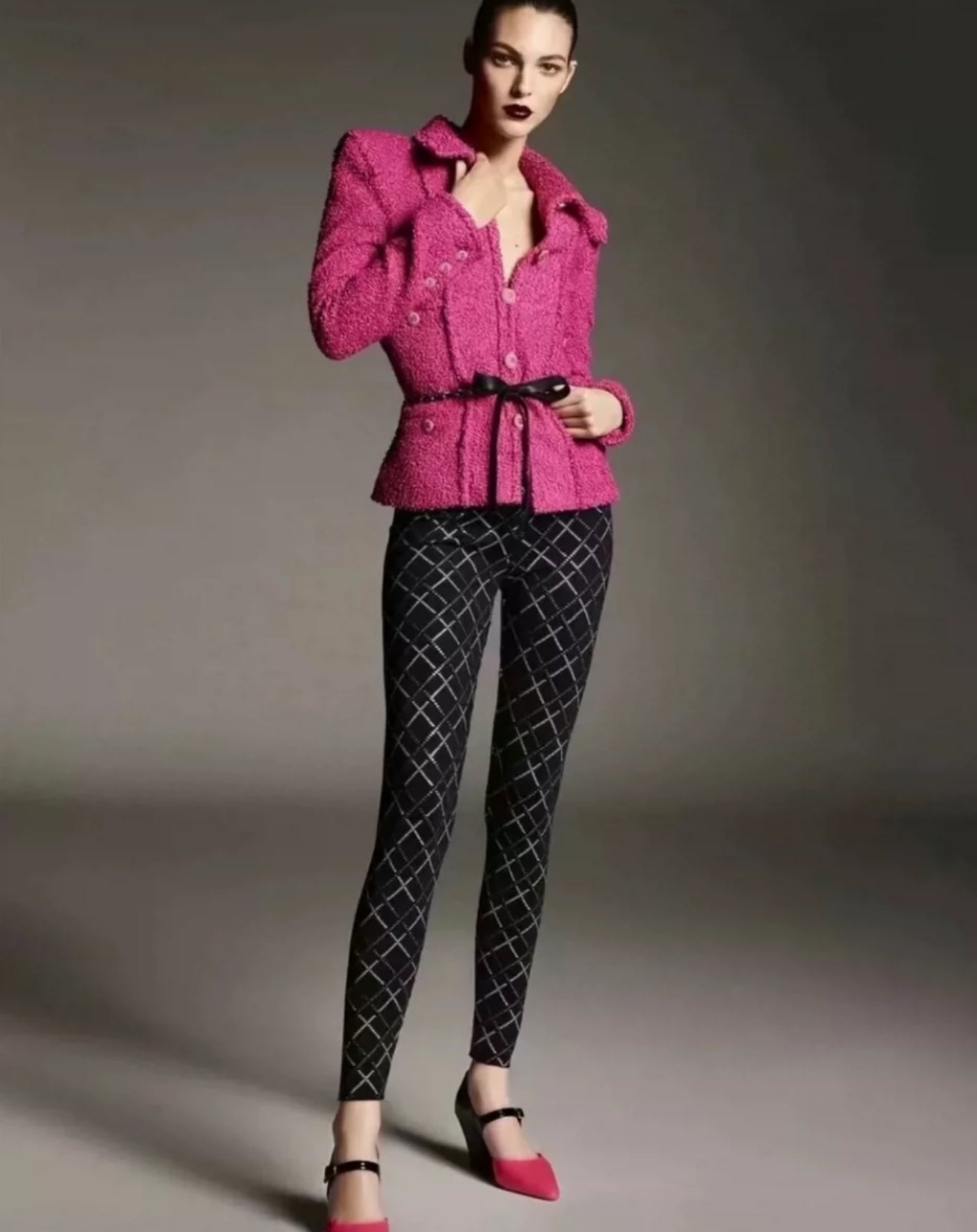 Chanel 20C Glittered Jersey Leggings