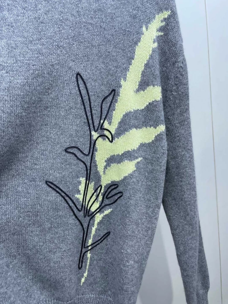 Hermes grey Cashmere Sweater