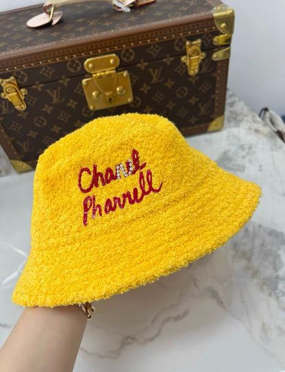 Chanel x Pharrell Capsule Collection Bucket Hat Yellow M size