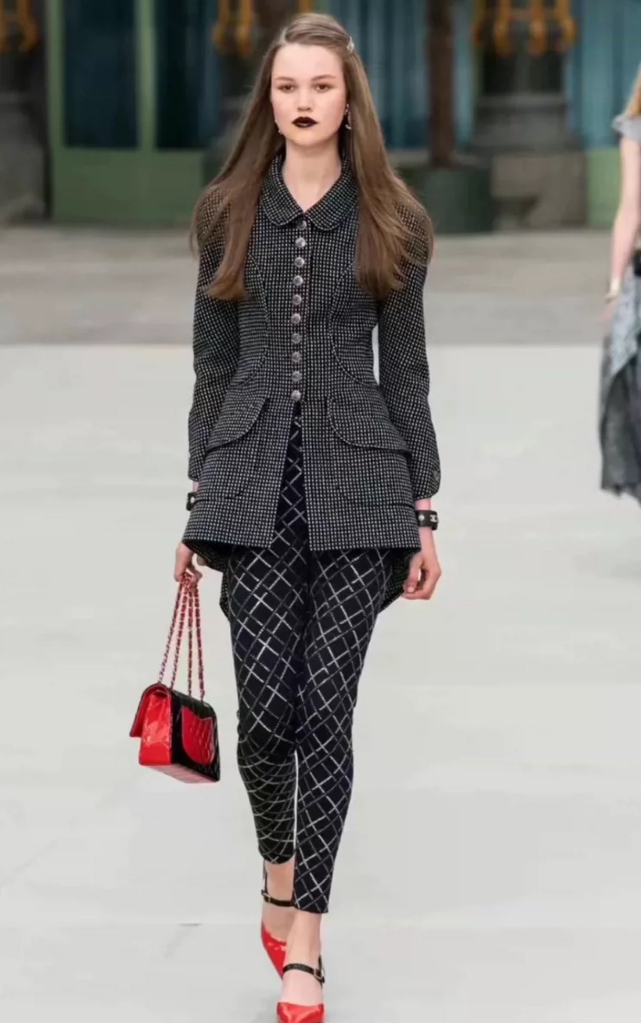 Chanel 20C Glittered Jersey Leggings