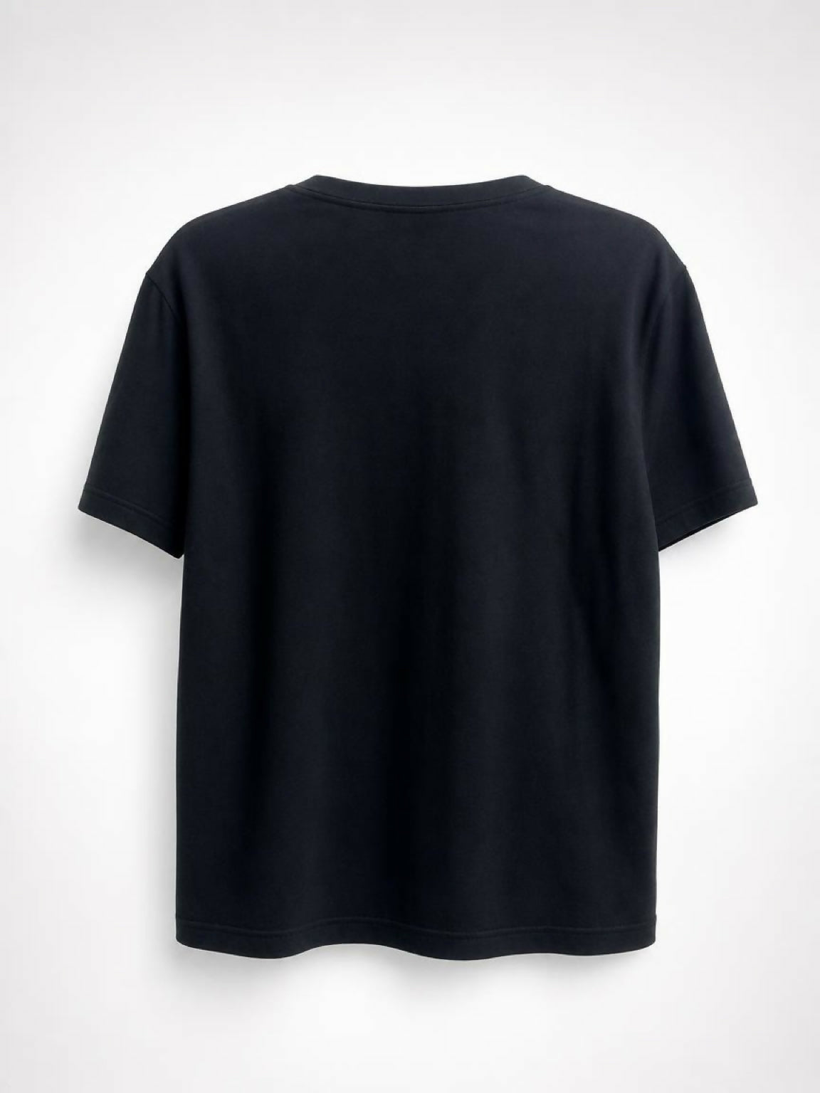 Chanel 20S Black Cotton Cut Out Embroidered Tee Shirt
