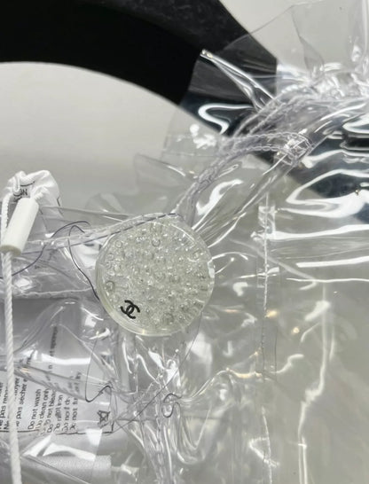 Chanel 18S Transparent Cape Polyurethane