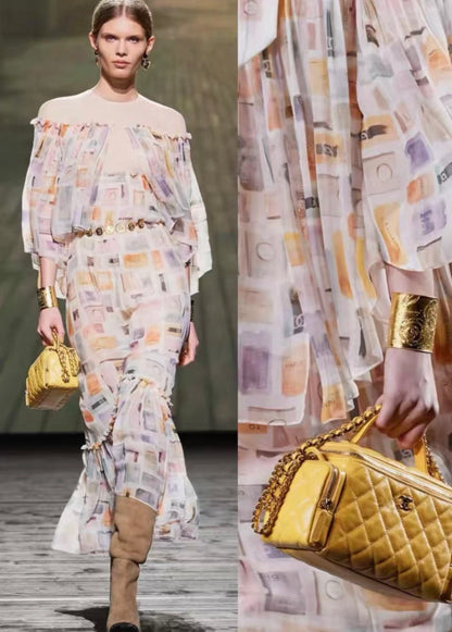 Chanel Fall 2024 Multicolor maxi dress
