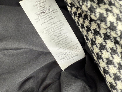 Christian Dior 2022 Houndstooth Wool Jacket — Black & White (FR 36)