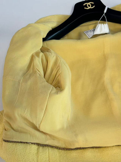 Chanel 1995 yellow jacket Barbie collection
