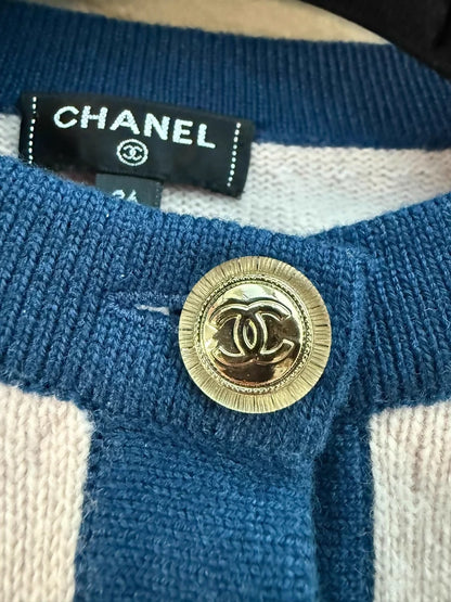 Chanel 21C 100% Cashmere Classic Cardigan