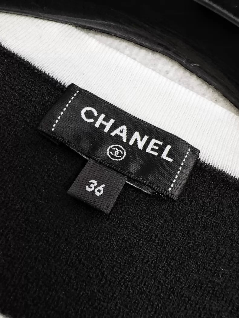 Chanel 24C black t-shirt top
