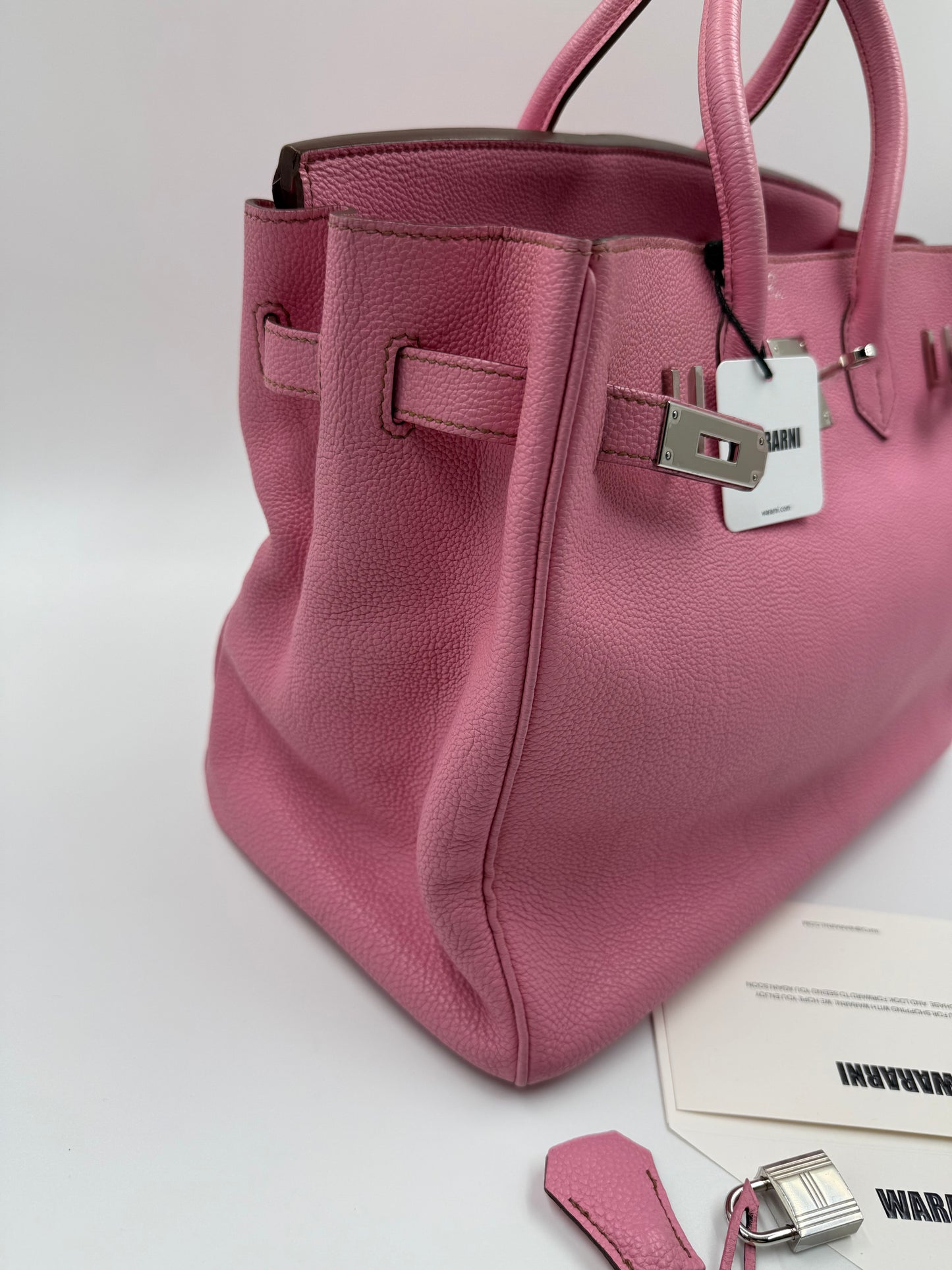 Hermès Birkin 35 Bubblegum Pink Togo Leather Palladium Hardware