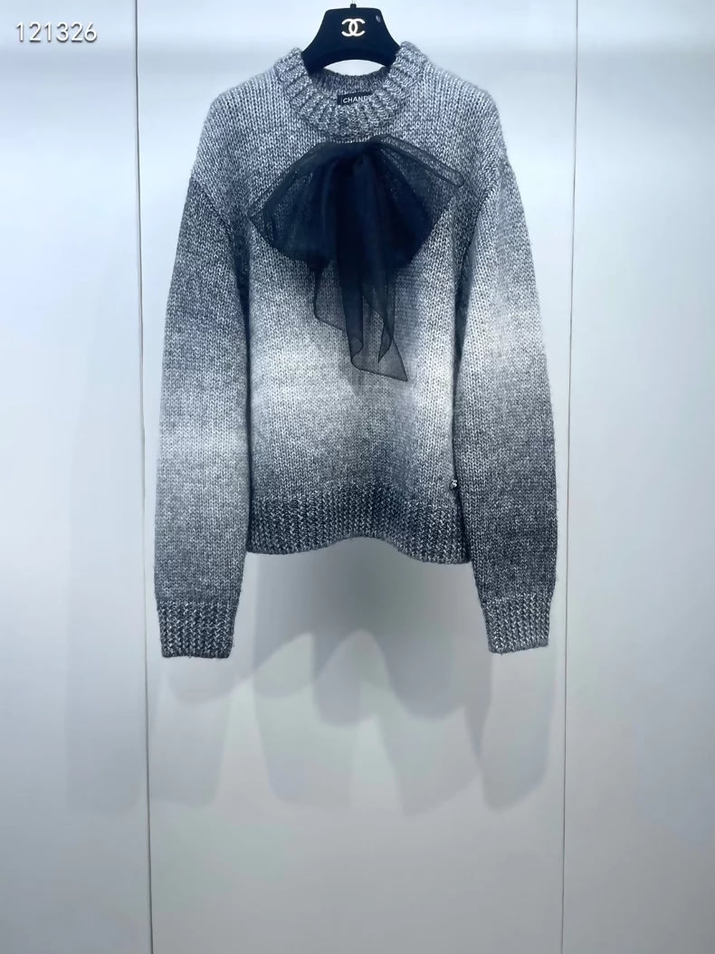 Chanel 25K gradient bow sweater