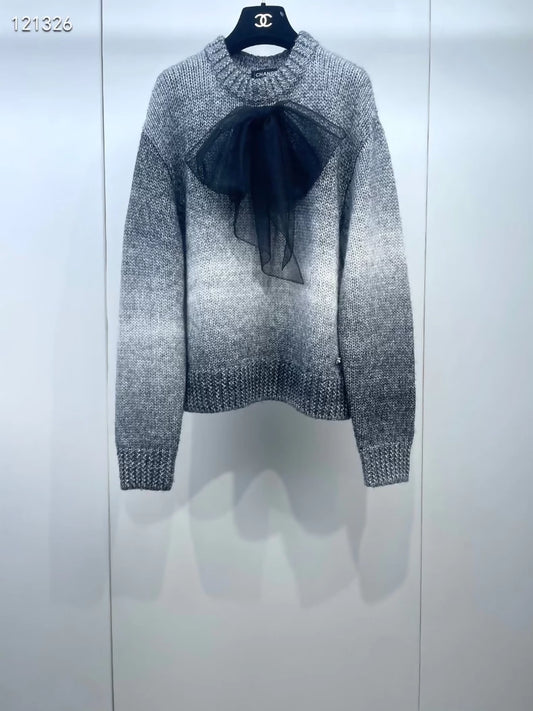 Chanel 25K gradient bow sweater