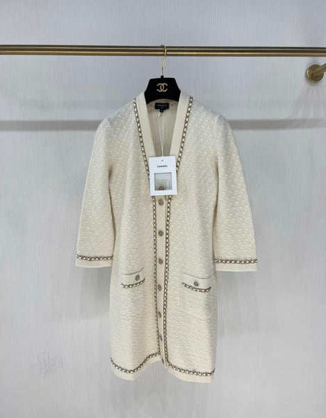 CHANEL BOUTIQUE アイボリー レースカーディガン 38　y57 6CDB703B-477A-4DF3-86B3-