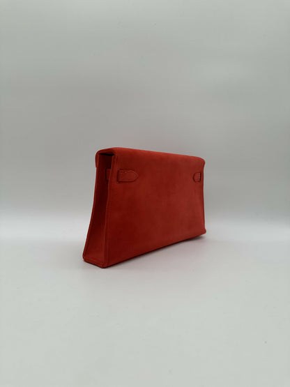Hermès Kelly Elan Doblis Capucine Suede PHW W 2025